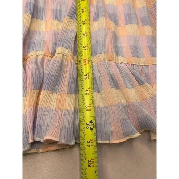Meet me in Santorini Daphine Dress size M in Pastel Check - Picture 7 of 10